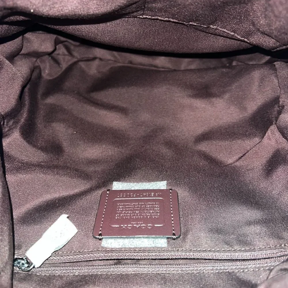 🔥🎁New! Coach Large Floral Quilted Satin Backpack Msrp:$325 Limited Edition